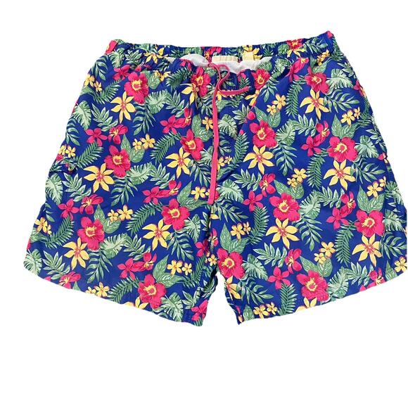 Paradise Island 3XL Men Island Mesh Lined Swim Trunks Board Shorts Surf Tropical - Picture 1 of 6